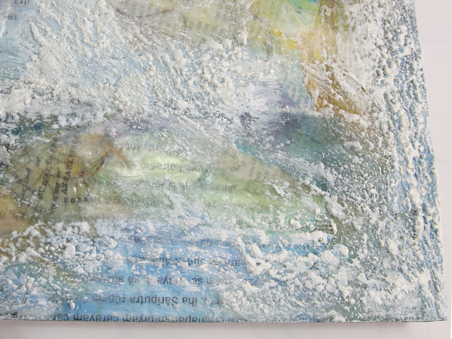 images of Where Are You Going?, encaustic mixed media by Misako OBA