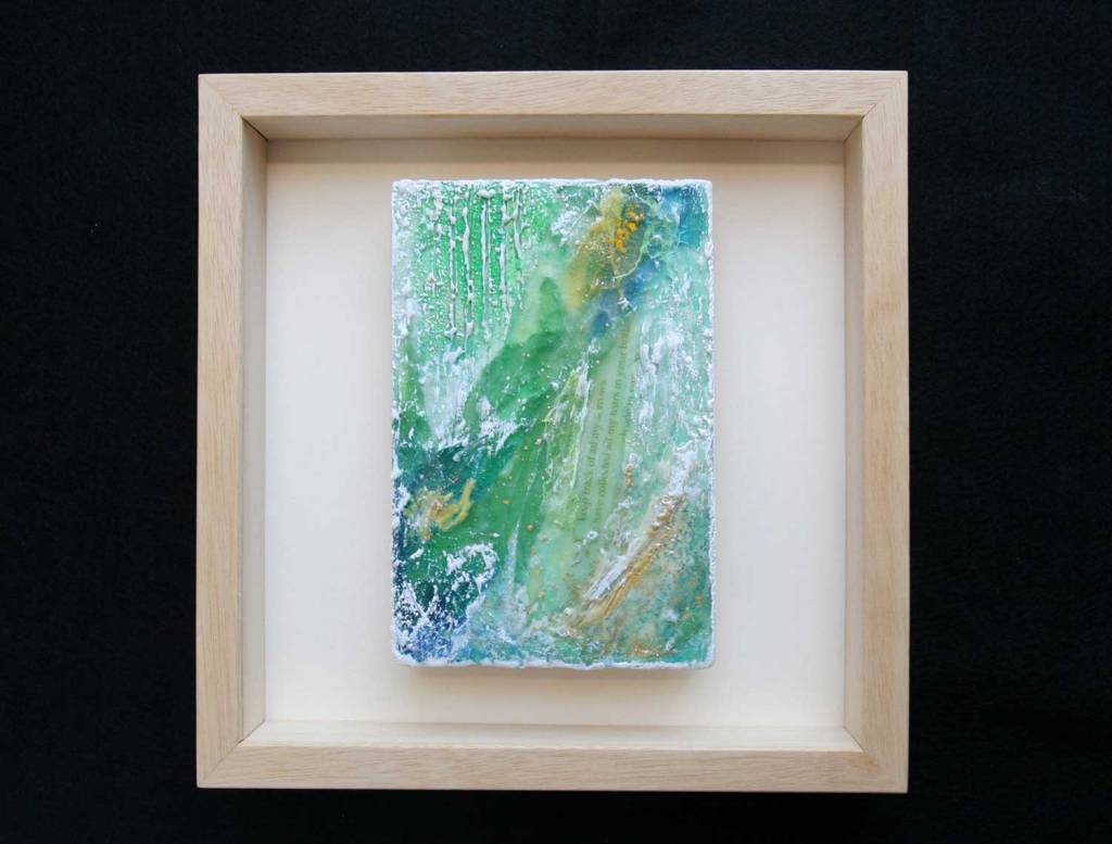 Framed White Breath #6 by Misako OBA